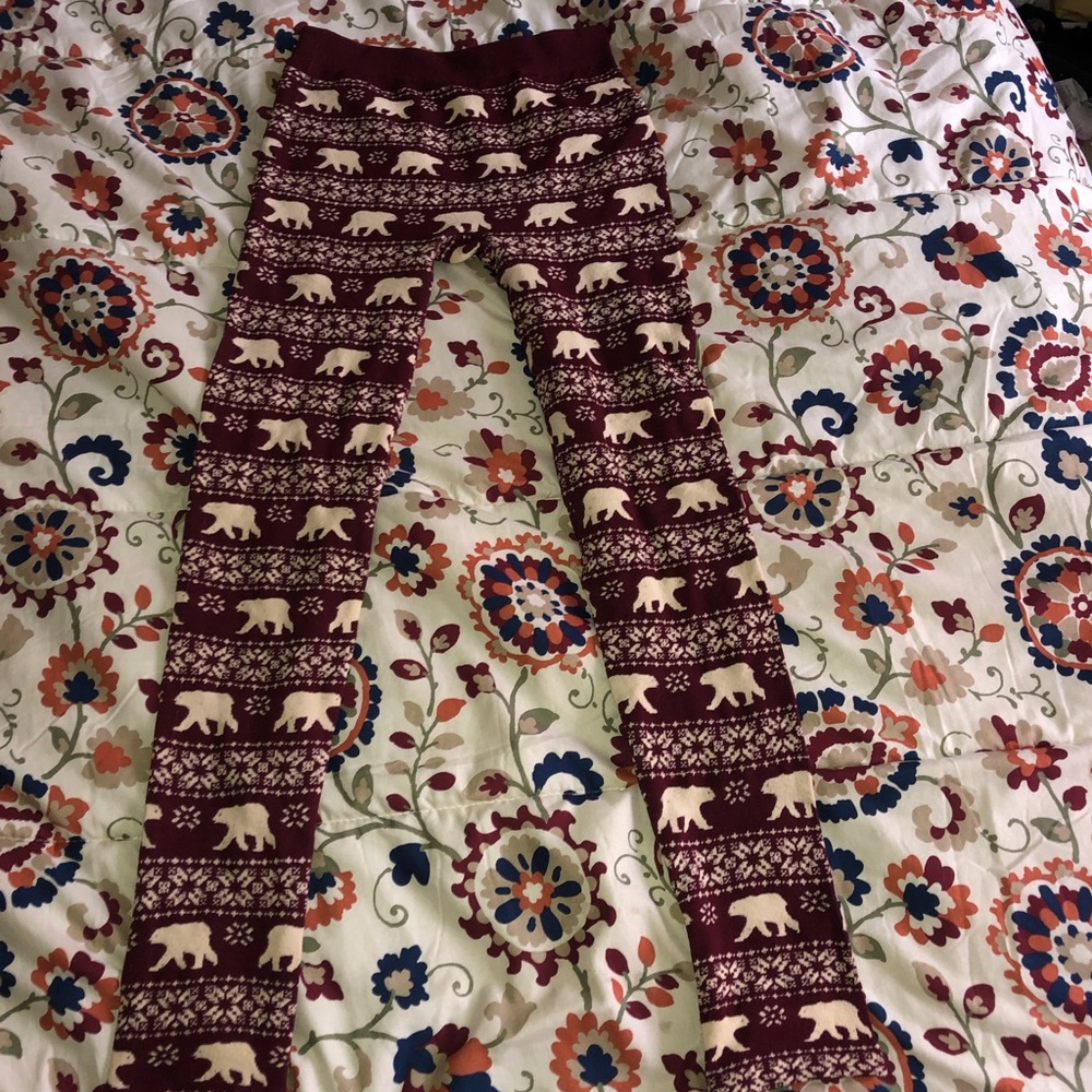 Fleece leggings